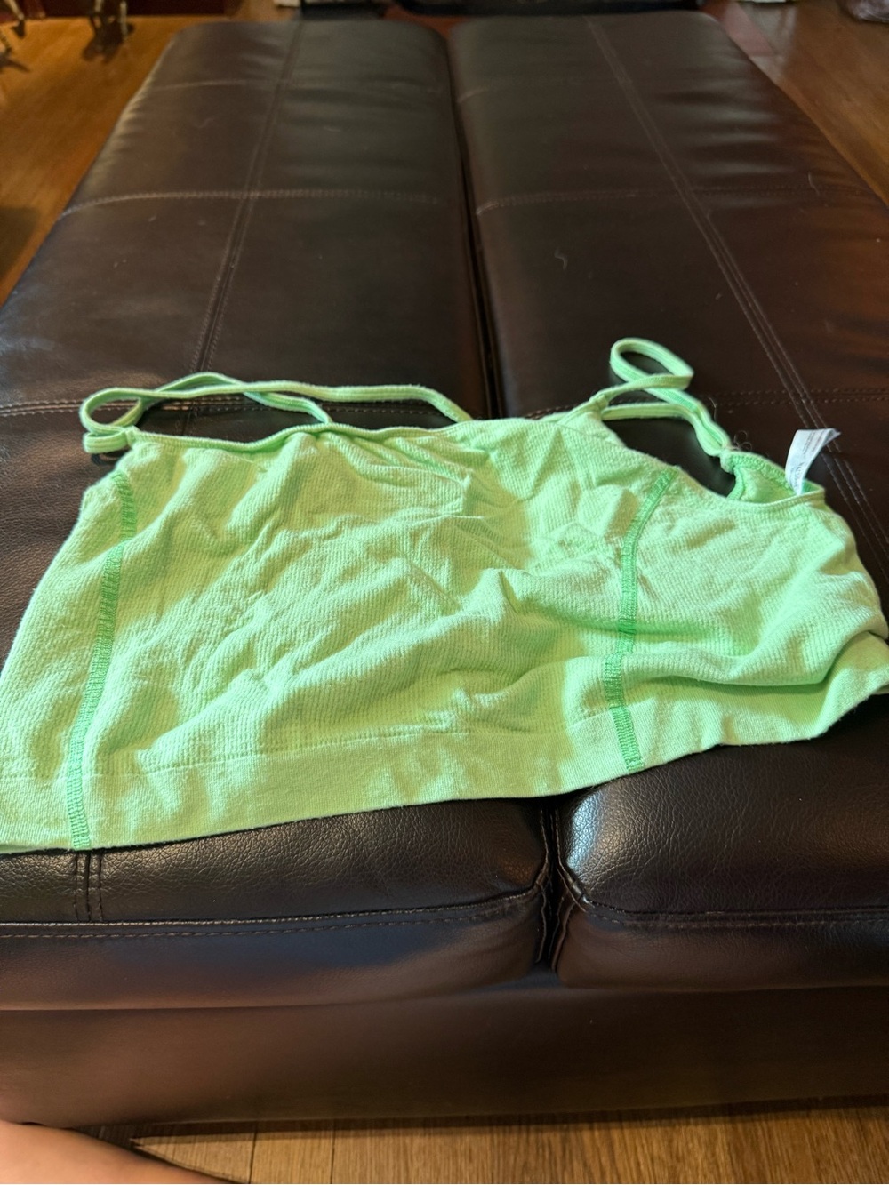 Urban Outfitters Pastel Green Seamless Tank Bralette